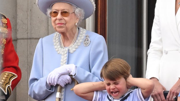 Prince Louis steals the show during Trooping the Colour ceremony