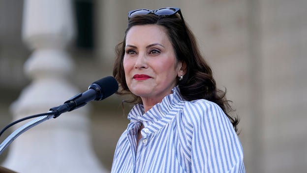 Whitmer slams Trump for extremism after question addressing threats from 'pro-abortion rights group'
