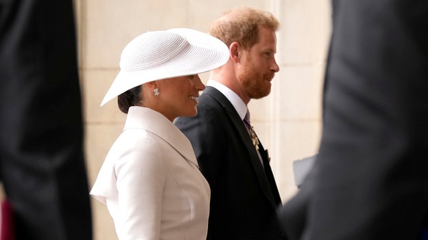 Prince Harry and Meghan Markle make their exit
