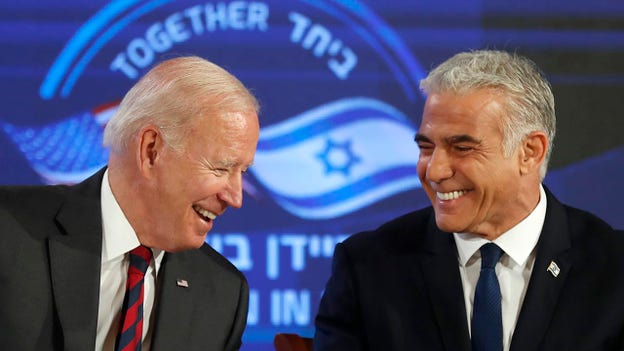 Israeli PM Lapid thanks Biden for ‘commitment’ to Israel, wishes him ‘success’ in Saudi Arabia