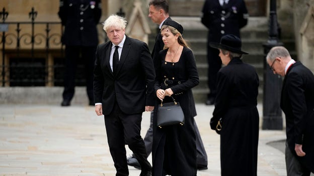 Former UK prime minister Boris Johnson arrives