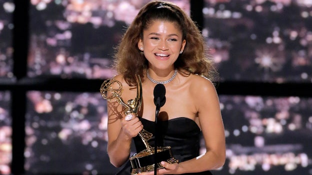 Zendaya wins Emmy for 'Euphoria,' thanks creator Sam Levinson for 'believing' in her