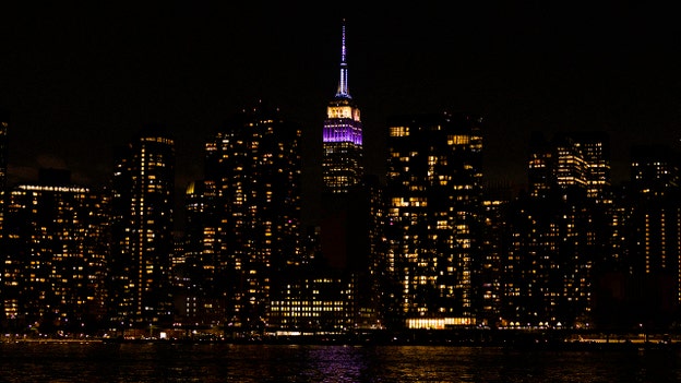 Empire State Building lights up in honor of Queen Elizabeth II