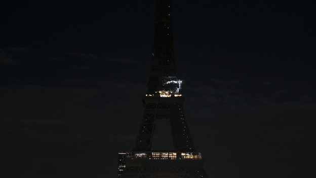 The Eiffel Tower goes black on Thursday night in honor of Queen Elizabeth II