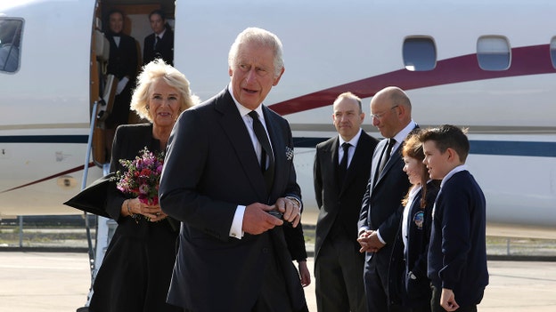 King Charles III lands in Northern Ireland before returning to London