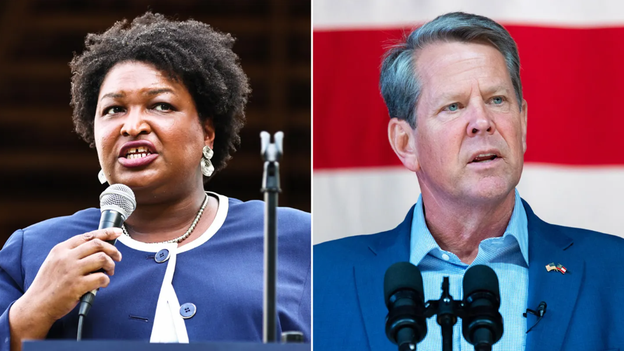 Brian Kemp has slight edge over Stacey Abrams in Georgia gubernatorial race, new poll shows