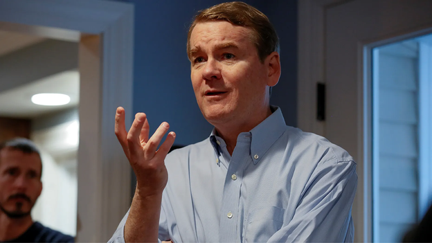 Sen. Michael Bennet reacts to Senate Republicans new abortion bill