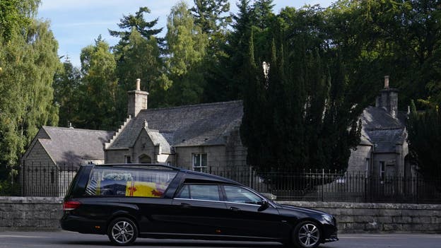 Queen Elizabeth II's coffin leaves her beloved Balmoral headed for Edinburgh