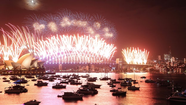 Australia celebrates New Year's