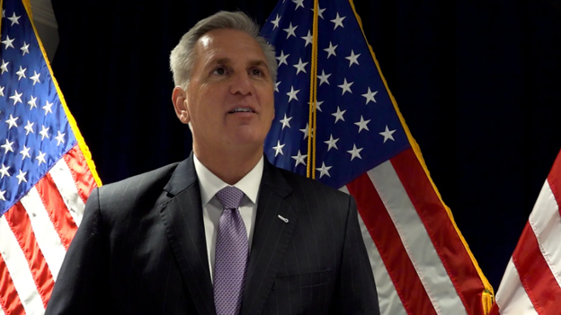 McCarthy makes no progress in second round of voting, third vote required