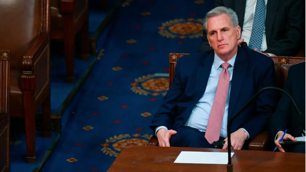 McCarthy seen on House floor, as fourth vote for speaker set to take place
