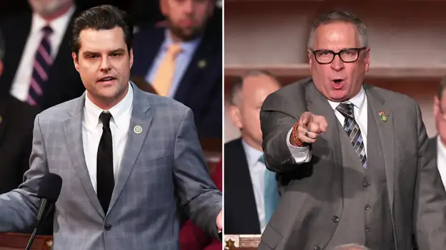 Rep. Gaetz accuses McCarthy of 'vanity' on House floor, Rep. Bost has outburst in response