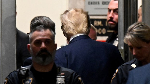 Trump remained tight-lipped with reporters during entirity of Manhattan court showdown
