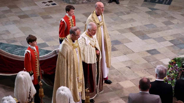 King Charles' coronation begins