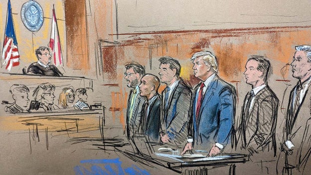 Trump, Smith avoid each other's gaze during court arraignment