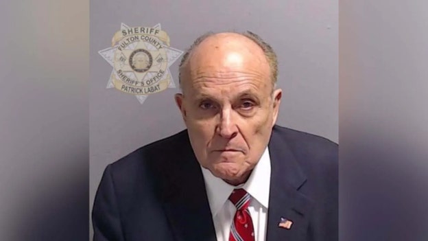 Giuliani mugshot released after he turns himself in on Trump-Georgia 2020 case