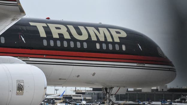 Trump Force One arrives at DC airport ahead of federal court hearing
