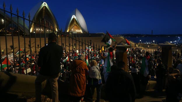 Shocking video in Australia shows pro-Palestine demonstrators chanting 'Gas the Jews'