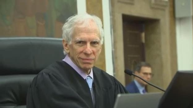 Judge Engoron sports stern look for courtroom cameras after criticism over being all laughs