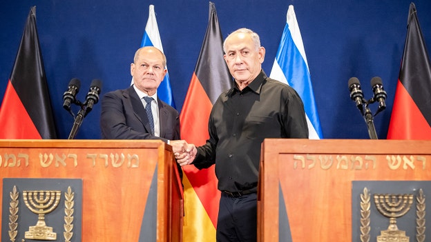 Israel's Netanyahu, appearing alongside German chancellor, dubs Hamas 'the new Nazis'