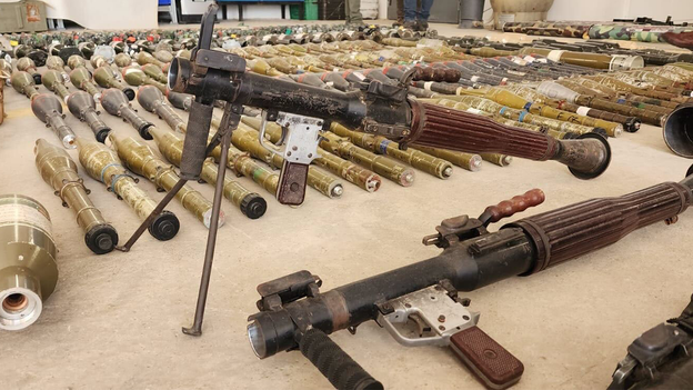 IDF seized weapons cache, supplies from Hamas during terror group's attack on Israel