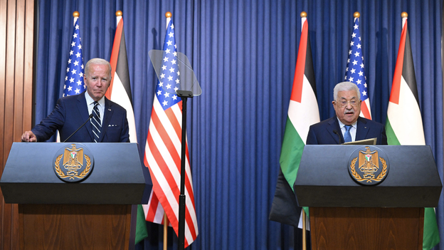 President Biden speaks with Palestinian Authority President Mahmoud Abbas