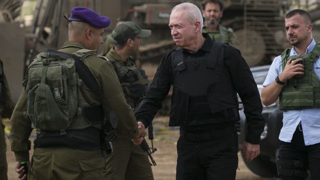 Israeli defense minister meets with grieving families after Hamas attacks: 'Determined to win'