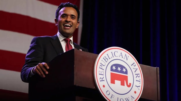GOP hopeful Vivek Ramaswamy said Hunter indictment a "smokescreen" for the "real problem" in Sept.