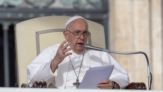 Pope Francis urges believers to take the side of 'peace' in the Israel-Hamas war
