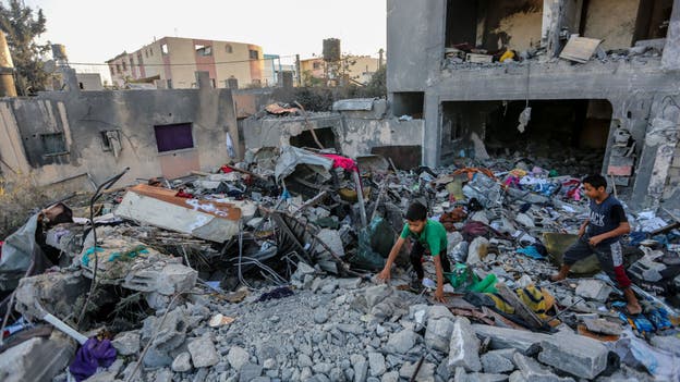 Israel releases footage showing Hamas rocket emplacement near children's playground in Gaza