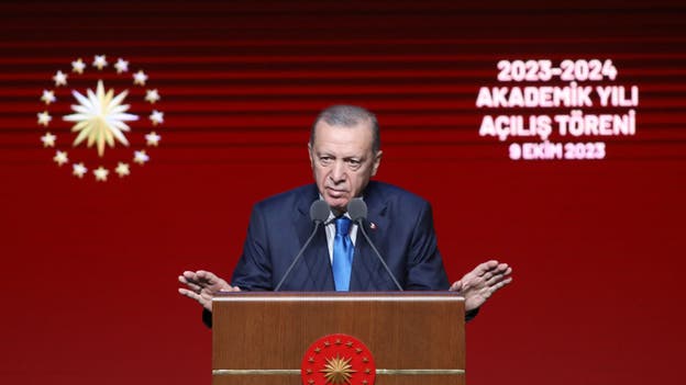 Turkey's Erdogan, on Israel-Hamas war, says West is 'too weak to even call for a cease-fire'