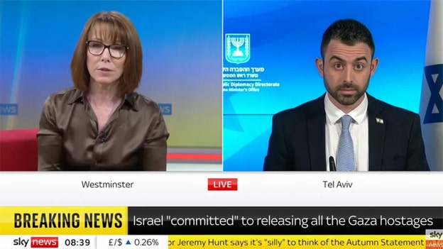 Israeli spokesman's shocked face goes viral over bizarre question about hostage deal