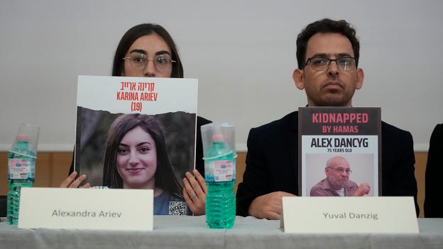 Families of Israeli hostages meet Pope Francis, say 'we are all against the war'