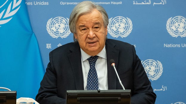 United Nations chief slammed as Gaza death comparison fact-checked by social media