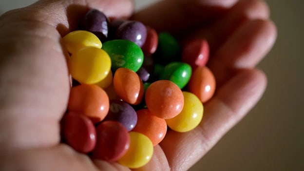 What is Newsom’s Skittles ban?