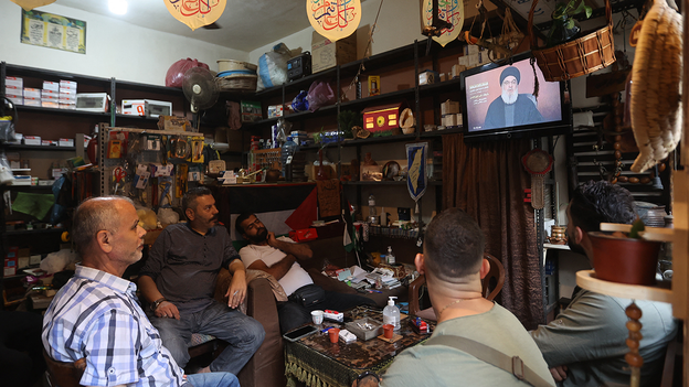 Hezbollah leader praises Hamas terror attack as 'heroic' form of jihad against Israel