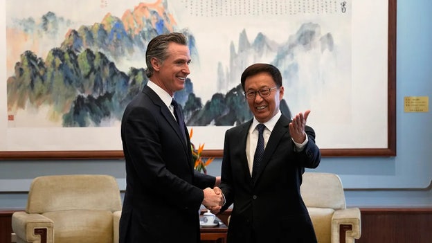 Why was Newsom recently in China?