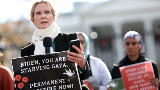 Cynthia Nixon, estrella de "Sexo en Nueva York", inicia una huelga de hambre para exigir el alto el fuego en Gaza