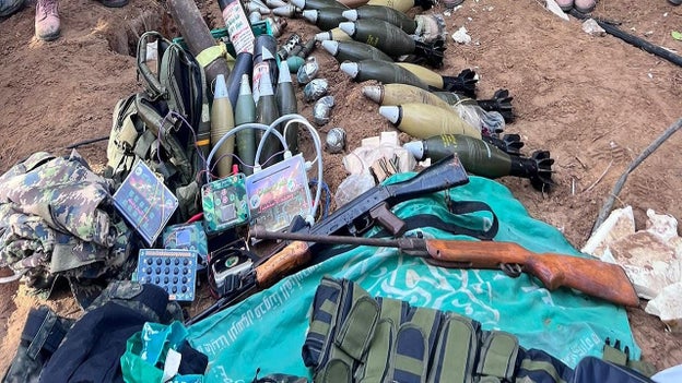 IDF says it has found 'toy boxes' filled with weapons in Gaza