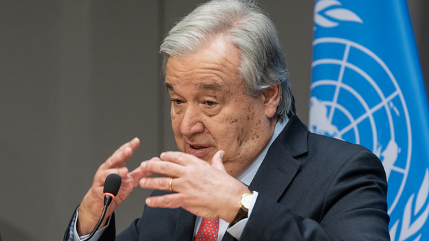 UN Secretary-General says 'real problem' with delivering Gaza aid is Israel's military campaign
