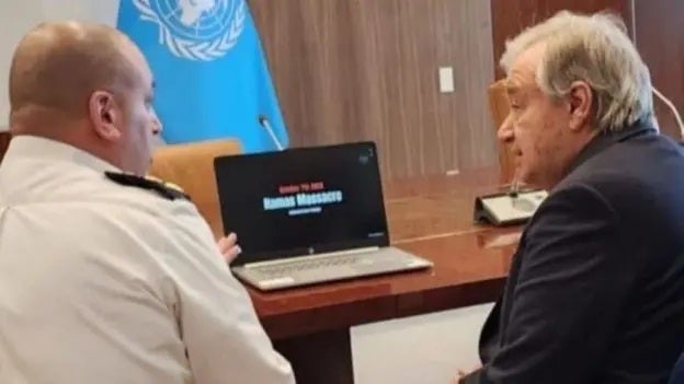 Ambassador Gilad Erdan says UN Secretary-General has seen Oct. 7 footage