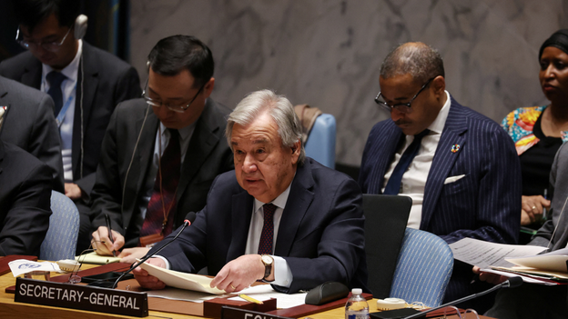 Guterres: Israel-Hamas war generating 'largest single loss of life' in history of UN organization