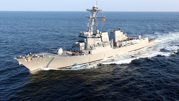US Navy vessel shoots down Houthi drone in Red Sea