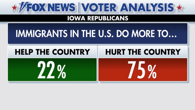 Fox News Voter Analysis: Iowa GOP voters reveal whether they think immigration helps the US
