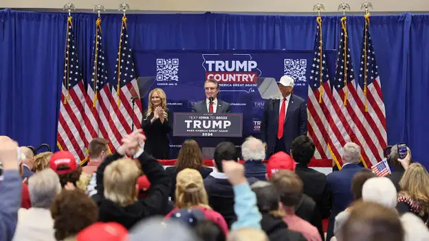 North Dakota Gov. Burgum endorses former President Donald Trump