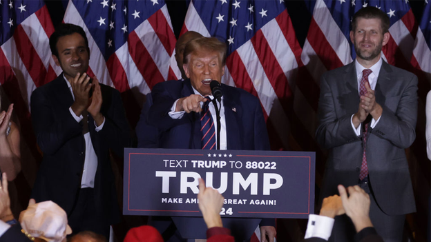 Trump 'honored' by New Hampshire win, says Republican Party is 'very united'