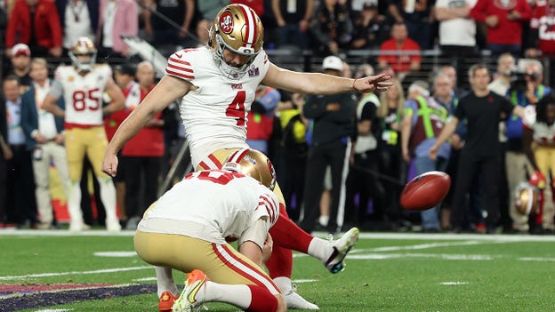 49ers score in overtime to take 22-19 lead