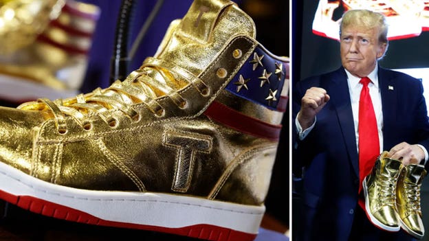 Trump introduced a signature line of 'Trump Sneakers,' some costing $399, at Sneaker Con