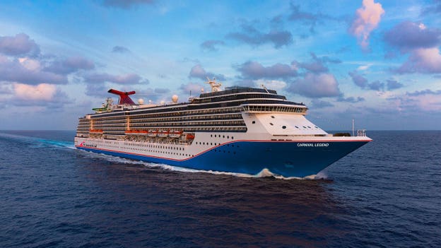 Carnival temporarily moves Legend’s operations from Baltimore to Norfolk, Virginia