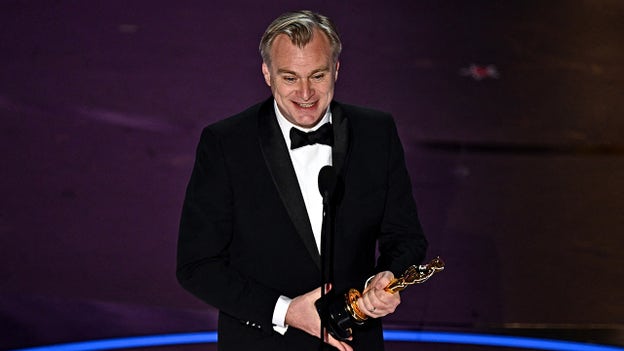 Christopher Nolan wins best director Oscar for 'Oppenheimer'